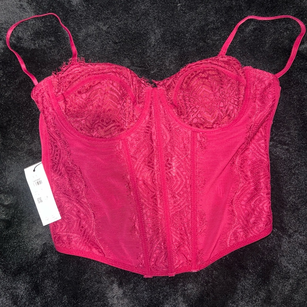 Garage Lace Corset new with tags size small